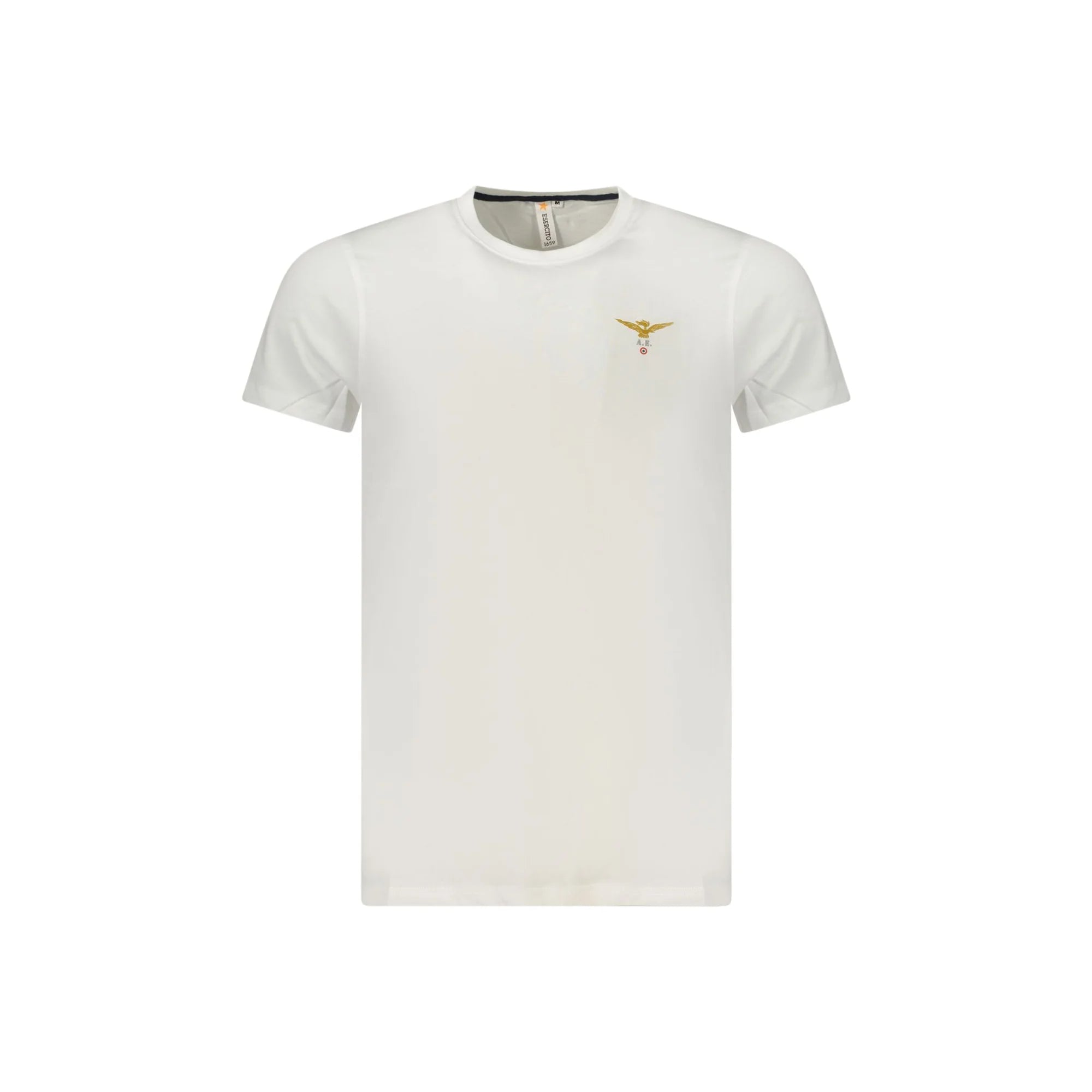 ACCADEMIA MILITARE T-SHIRT MANICHE CORTE UOMO BIANCO
