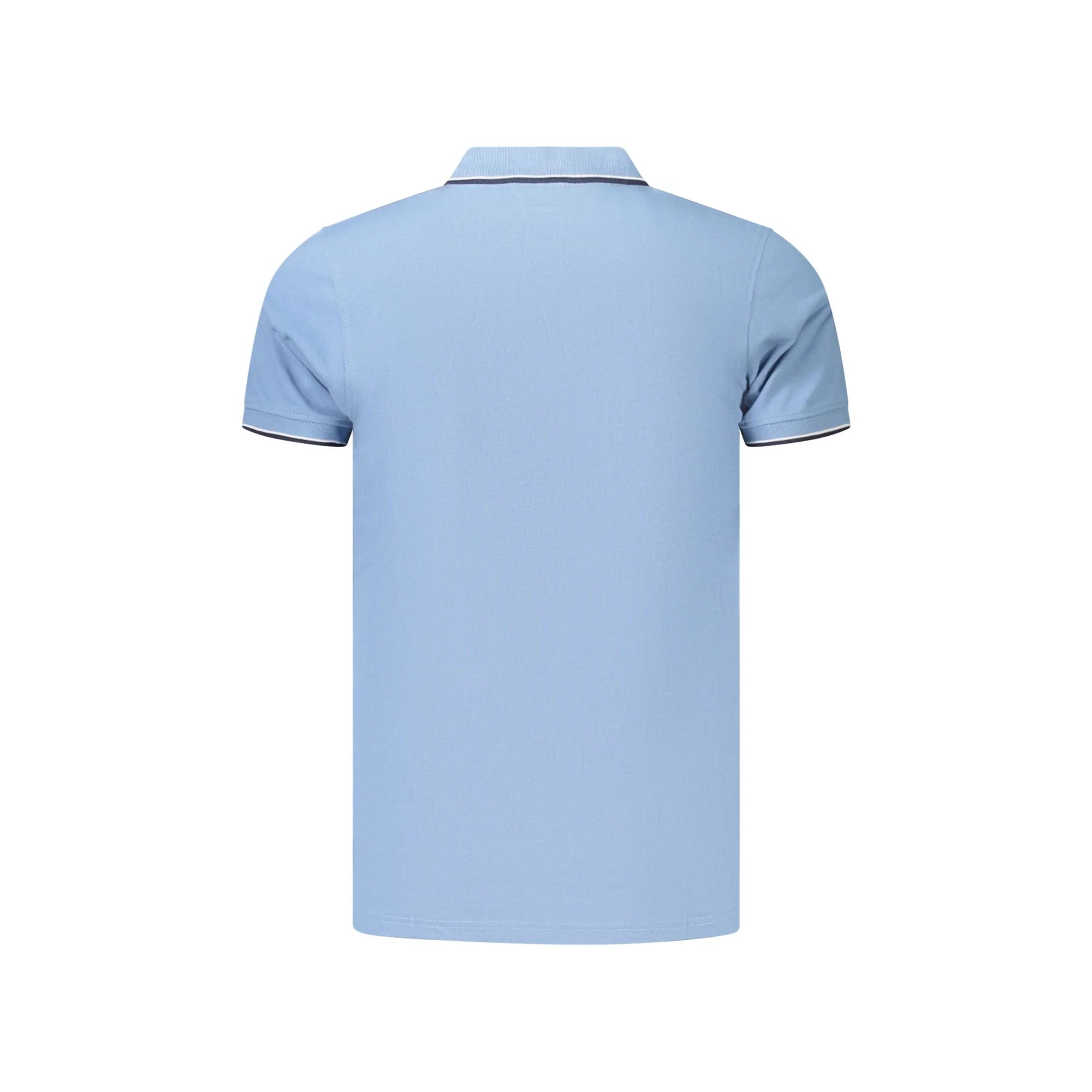 NORWAY 1963 POLO MANICHE CORTE UOMO AZZURRO