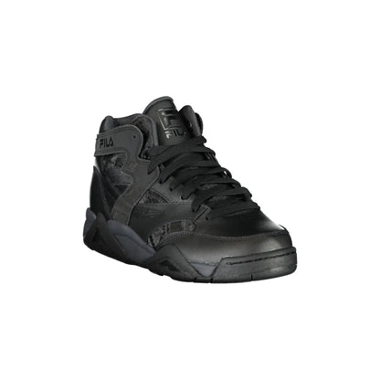 FILA Scarpe Sneakers Alte Uomo Nere con Lacci e Logo nero - vista 2