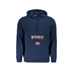 Norway 1963 Felpa Maniche Lunghe Uomo Blu Logo