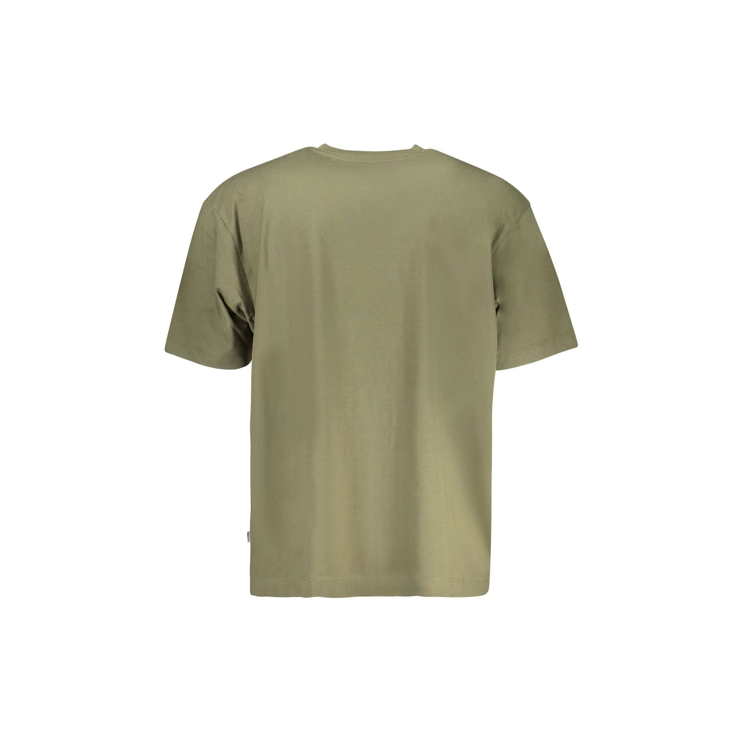 Guess Jeans T-Shirt Maniche Corte Uomo Verdi Ricamo - vista 2