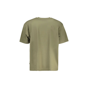 Guess Jeans T-Shirt Maniche Corte Uomo Verdi Ricamo - vista 2