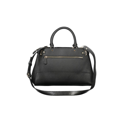 Guess Jeans Borsa a Tracolla Donna Nera Logo Borse nero - vista 2