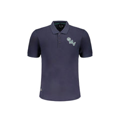 Gian Marco Venturi Polo Maniche Corte Uomo Blu Ricamo