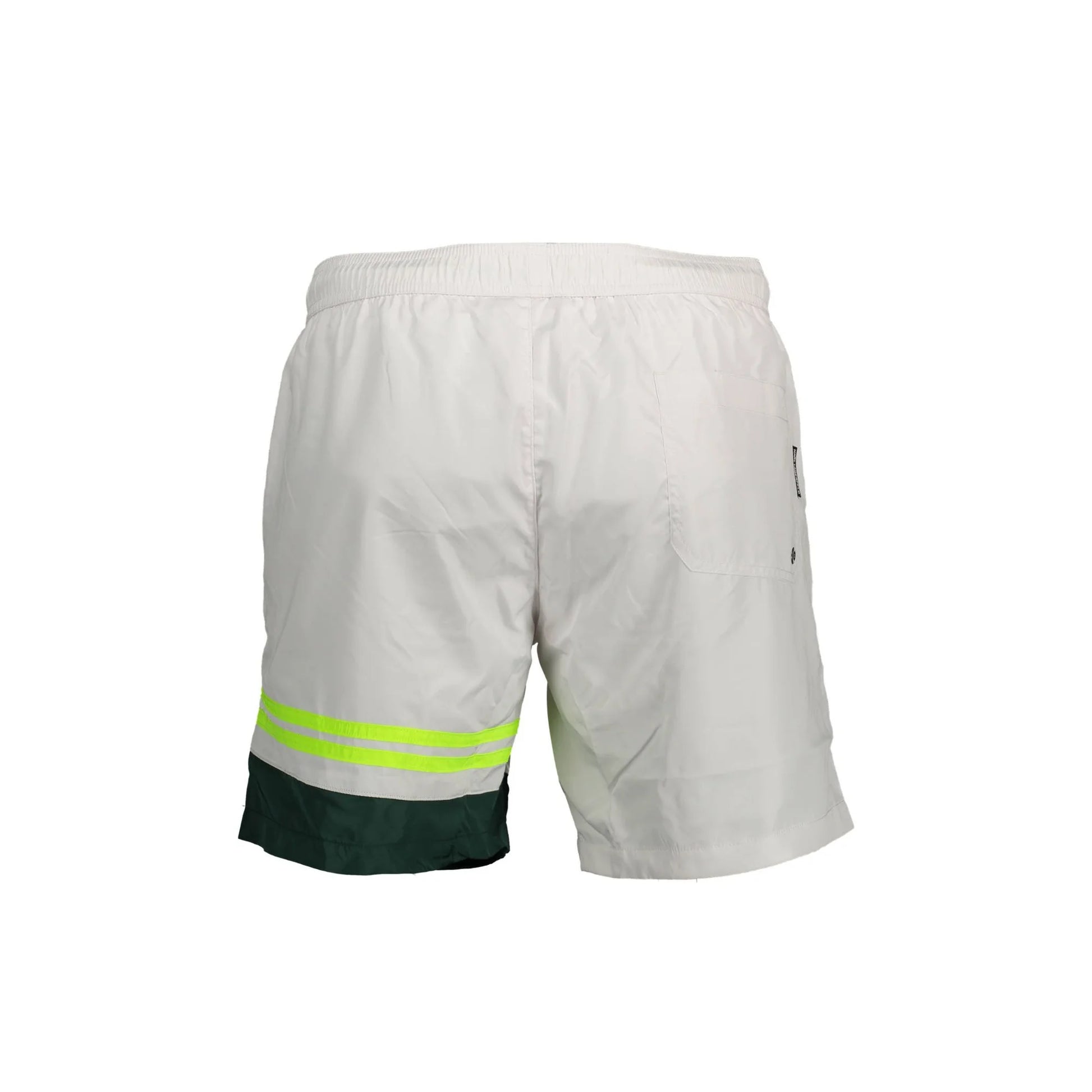 Karl Lagerfeld Beachwear Costume da Mare Uomo Bianco Stampa - vista 2