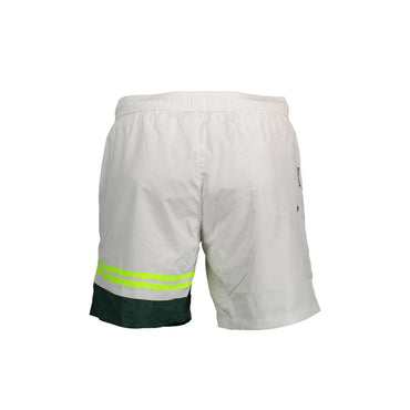 Karl Lagerfeld Beachwear Costume da Mare Uomo Bianco Stampa - vista 2