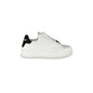 GAELLE PARIS Scarpe Sneakers Donna Bianche con Lacci a Contrasto Bianco - foto prodotto