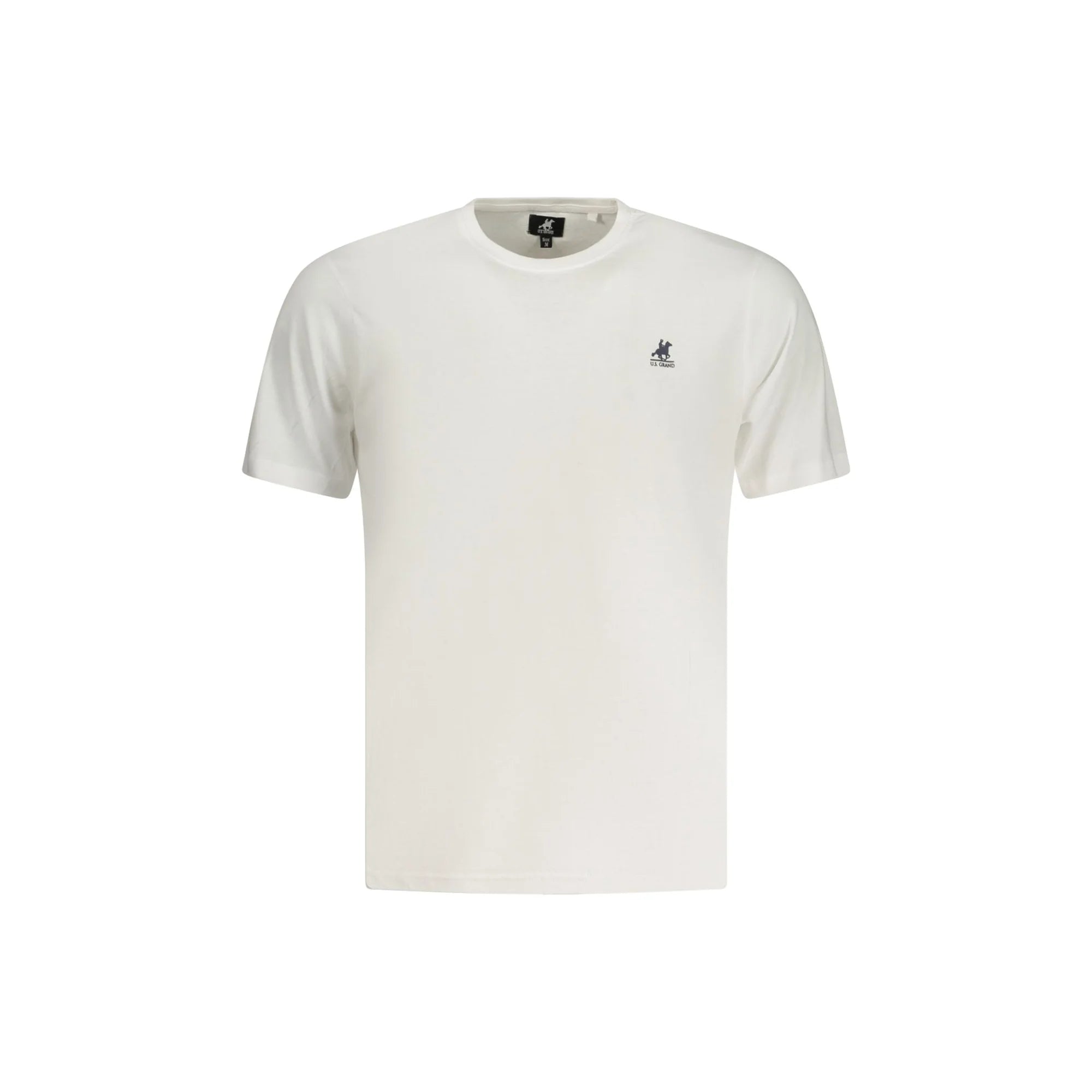 U.S. GRAND T-SHIRT MANICHE CORTE UOMO BIANCO
