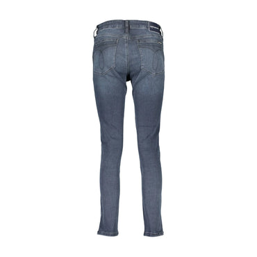 Calvin Klein Jeans Donna Blu Logo - vista 2