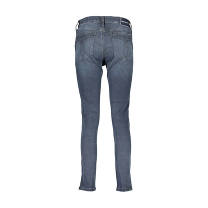 Calvin Klein Jeans Donna Blu Logo - vista 2