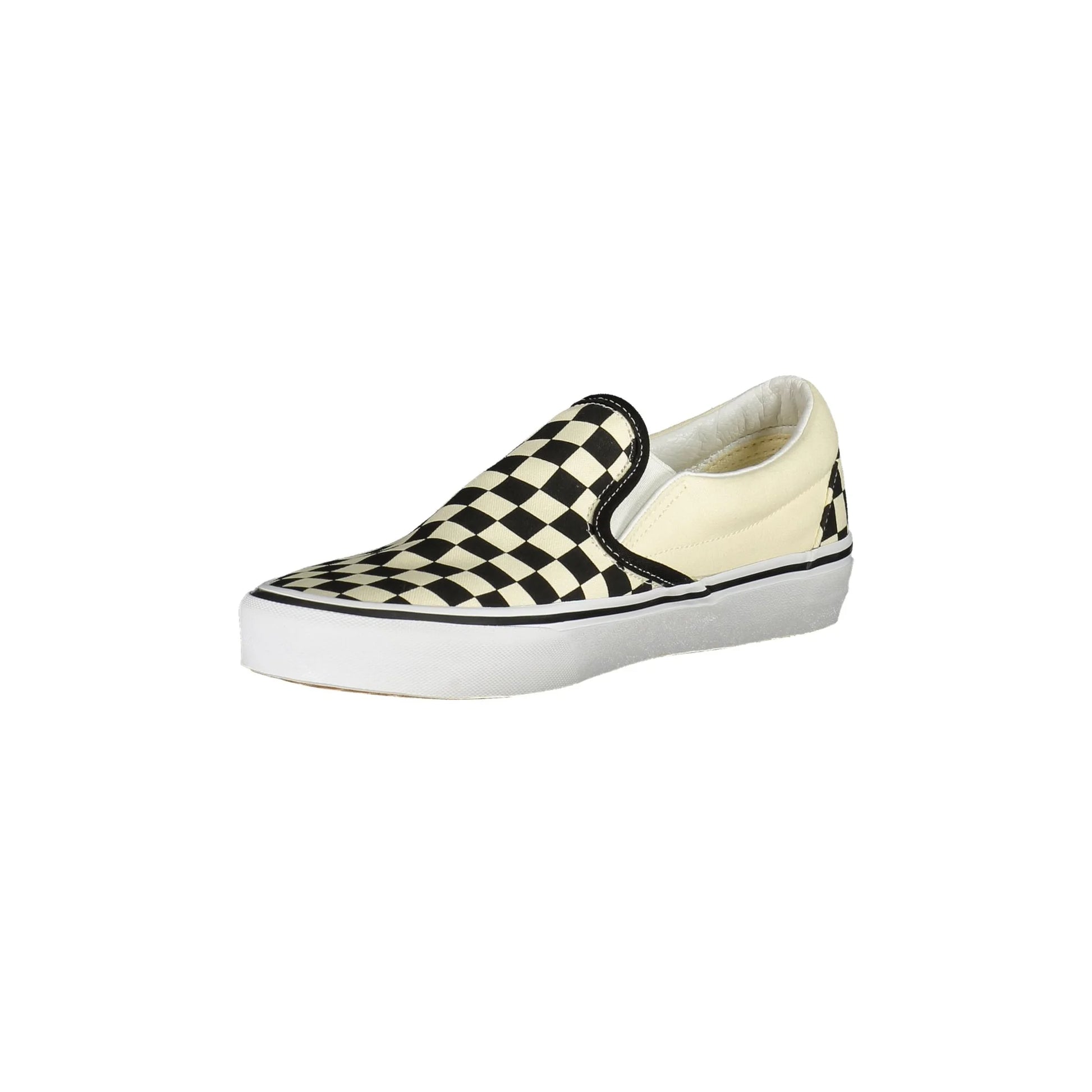 VANS Scarpe Slip-On Donna Bianche a Scacchi con Logo Sneakers bianco - vista 3