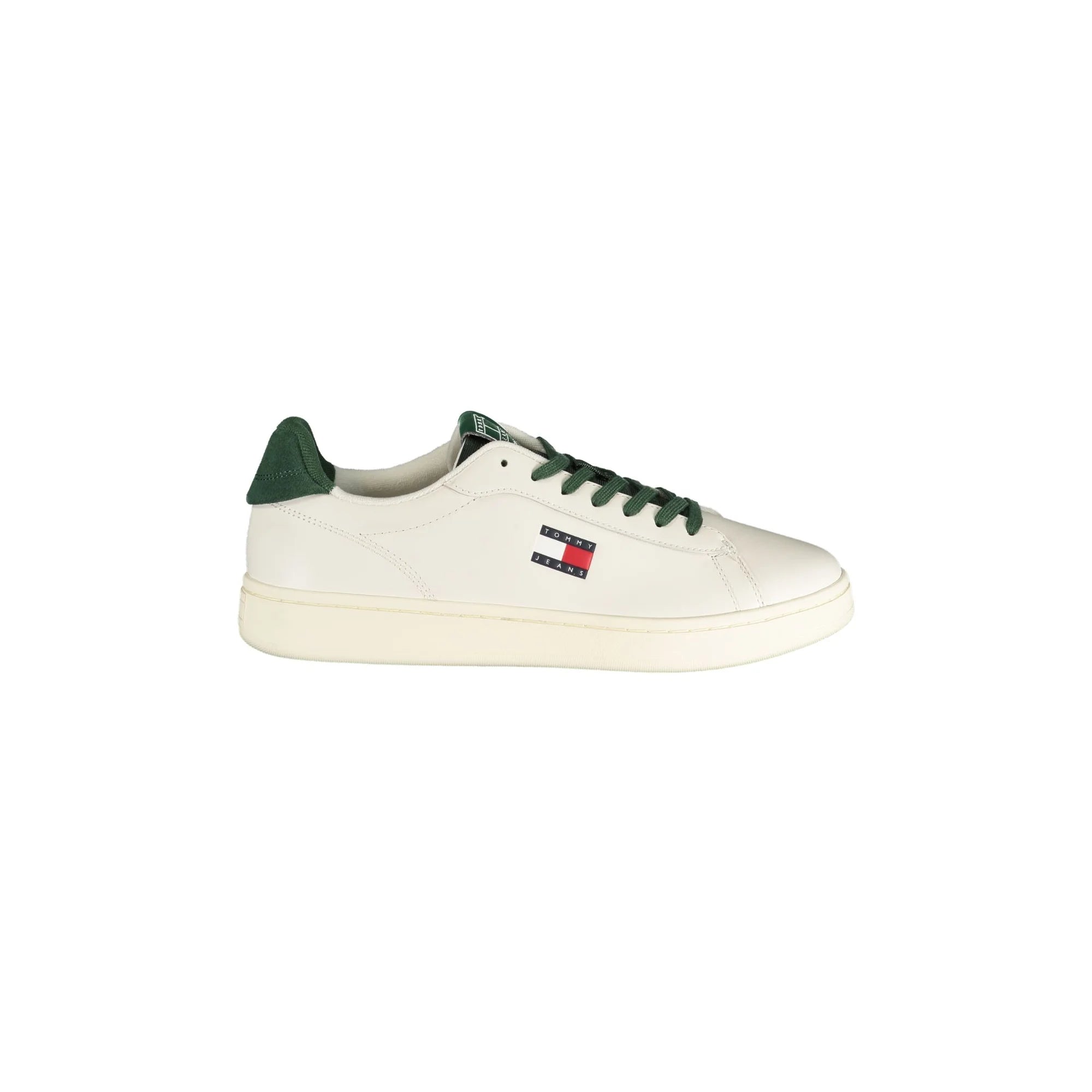 Tommy Hilfiger Sneakers Uomo Bianche Stampa Logo Bianco - foto prodotto