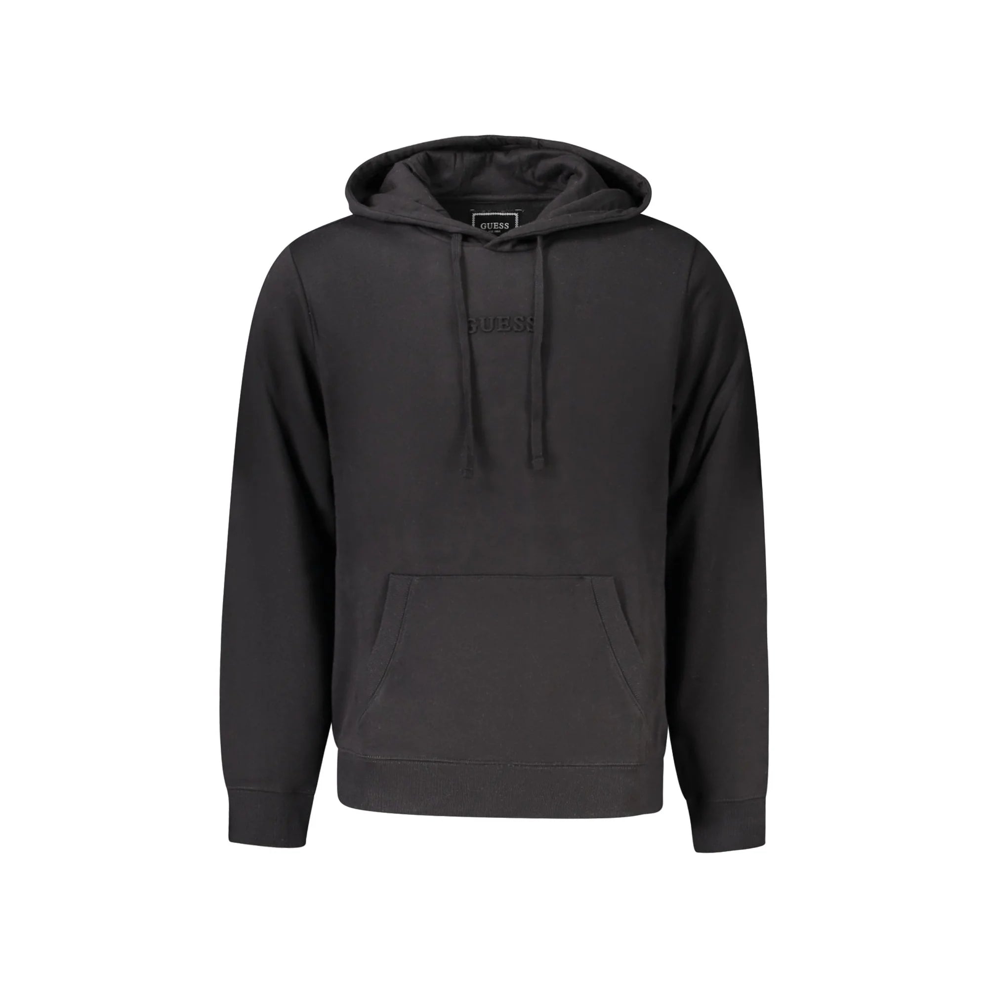 GUESS JEANS FELPA SENZA ZIP UOMO NERO