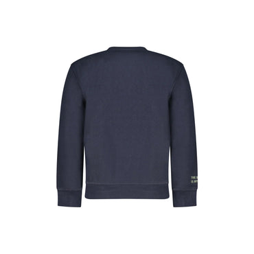 North Sails Felpa Bambino Blu Girocollo Felpata Logo Felpe unisex - vista 2