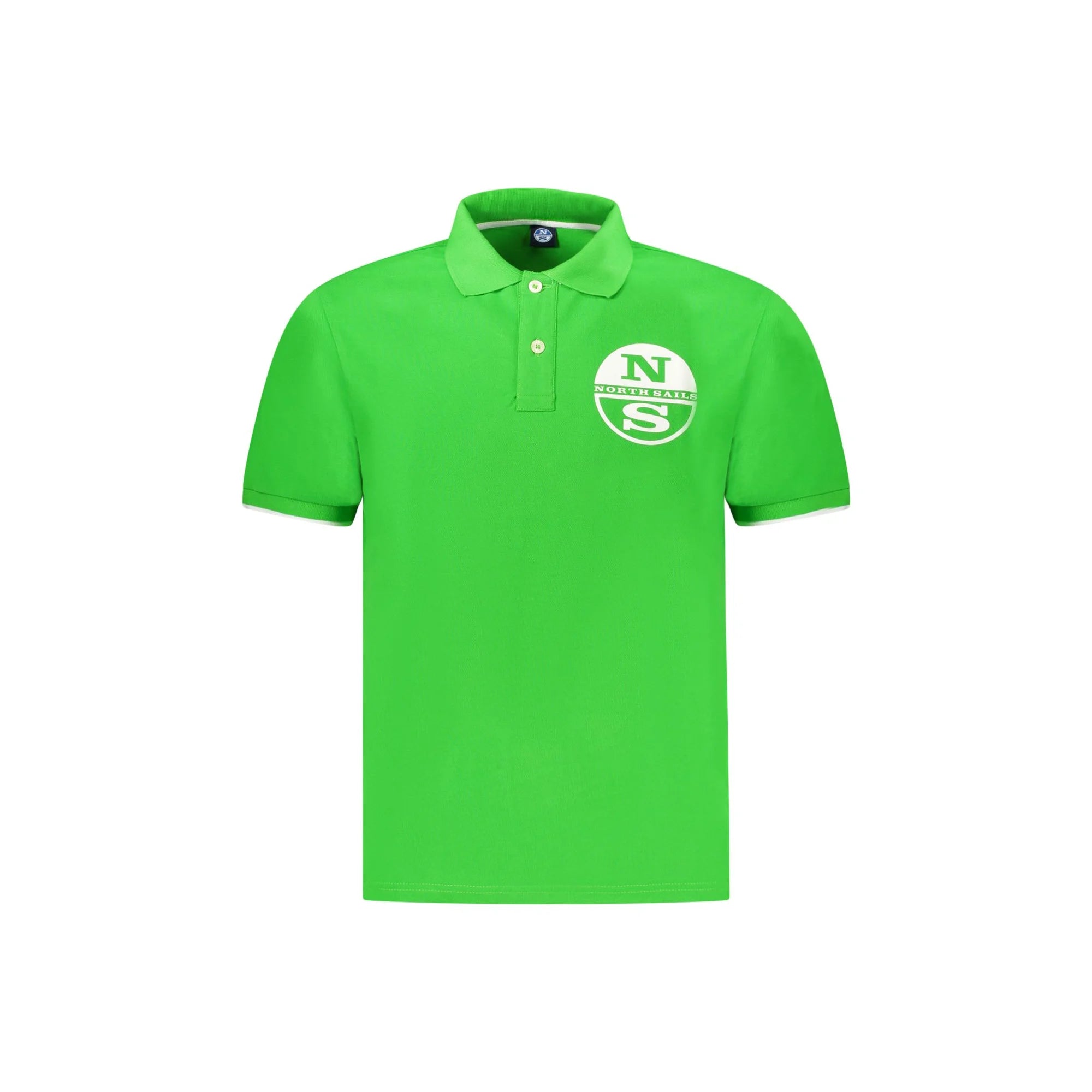 NORTH SAILS POLO MANICHE CORTE UOMO VERDE