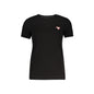 Guess Jeans T-Shirt Maniche Corte Donna Nera Logo Nero - foto prodotto