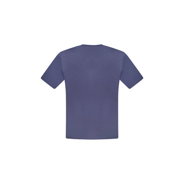 North Sails T-Shirt Uomo Blu Girocollo Cotone Logo - vista 2
