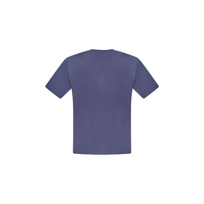 North Sails T-Shirt Uomo Blu Girocollo Cotone Logo - vista 2