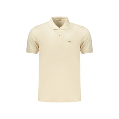 Rifle Polo Maniche Corte Uomo beige Stampa Logo