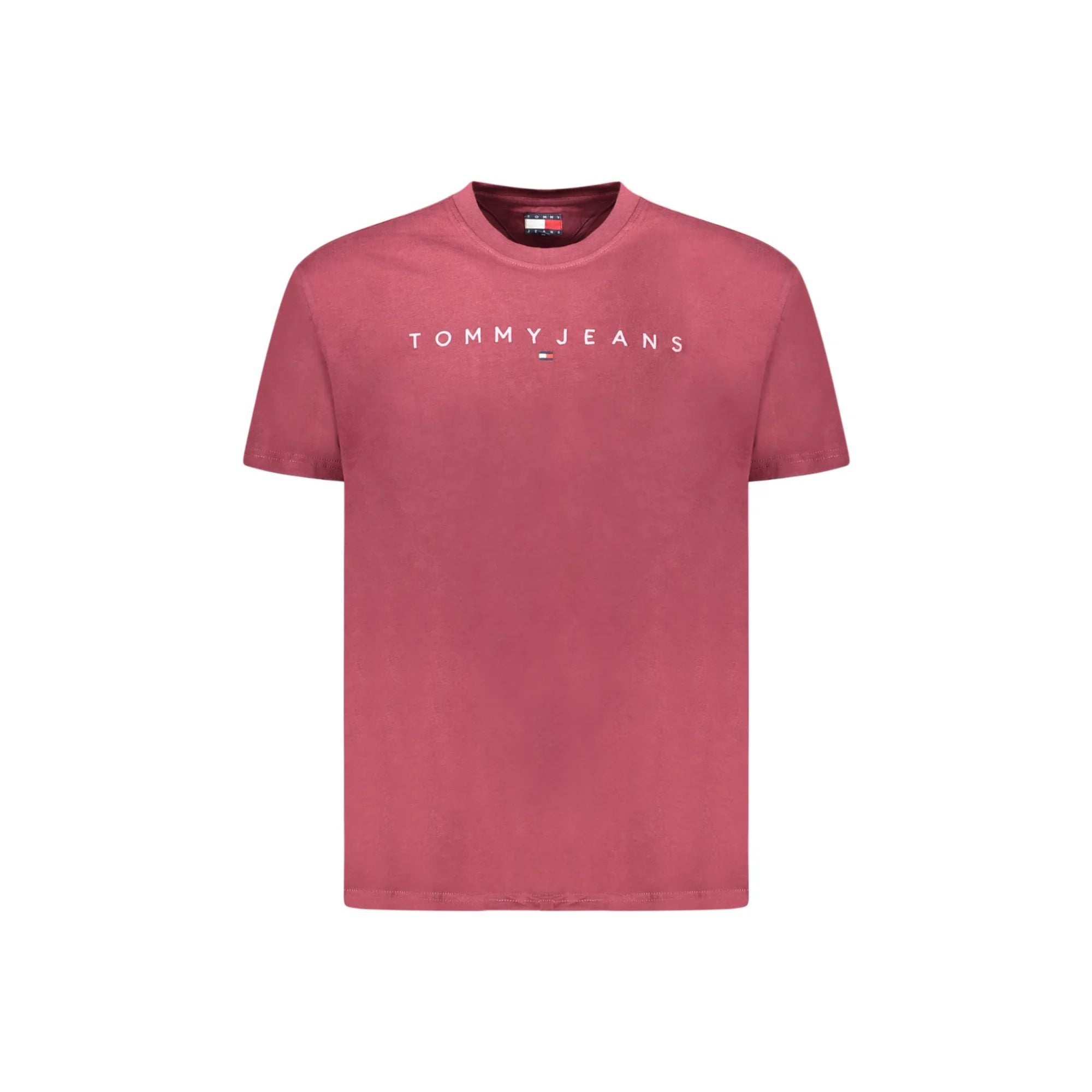 Tommy Hilfiger T-Shirt Maniche Corte Uomo Rossa Ricamo Rosso - foto prodotto