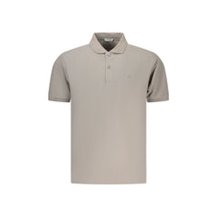 Coveri Moving Polo Maniche Corte Uomo Grigia Ricamo