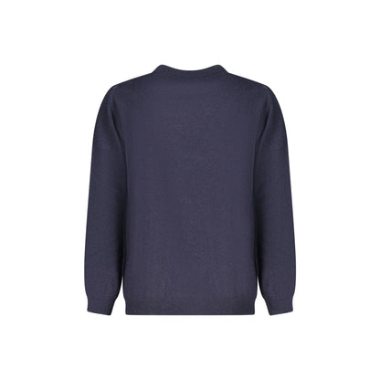 North Sails Maglione Bambino Blu Girocollo Maniche Lunghe Logo Maglie unisex - vista 2