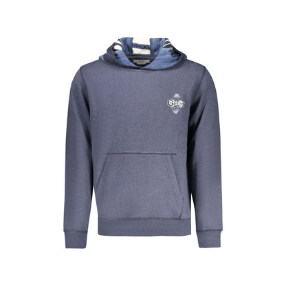 Guess Jeans Felpa Maniche Lunghe Uomo Blu Stampa Felpe - foto prodotto