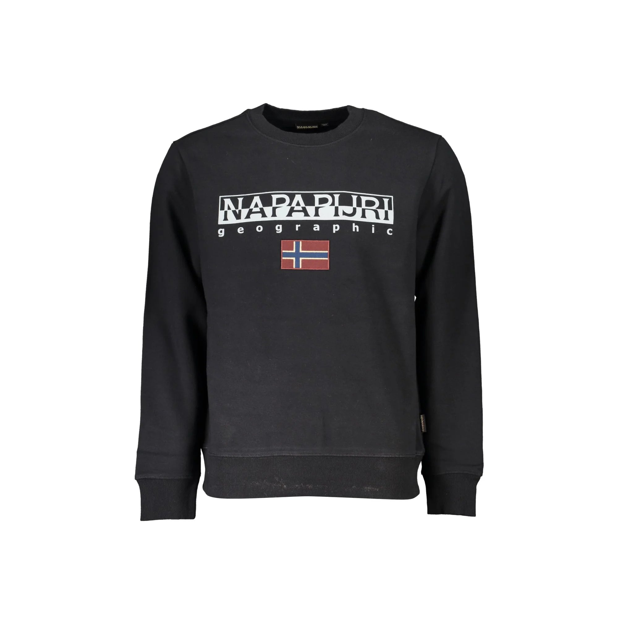 NAPAPIJRI FELPA SENZA ZIP UOMO NERO