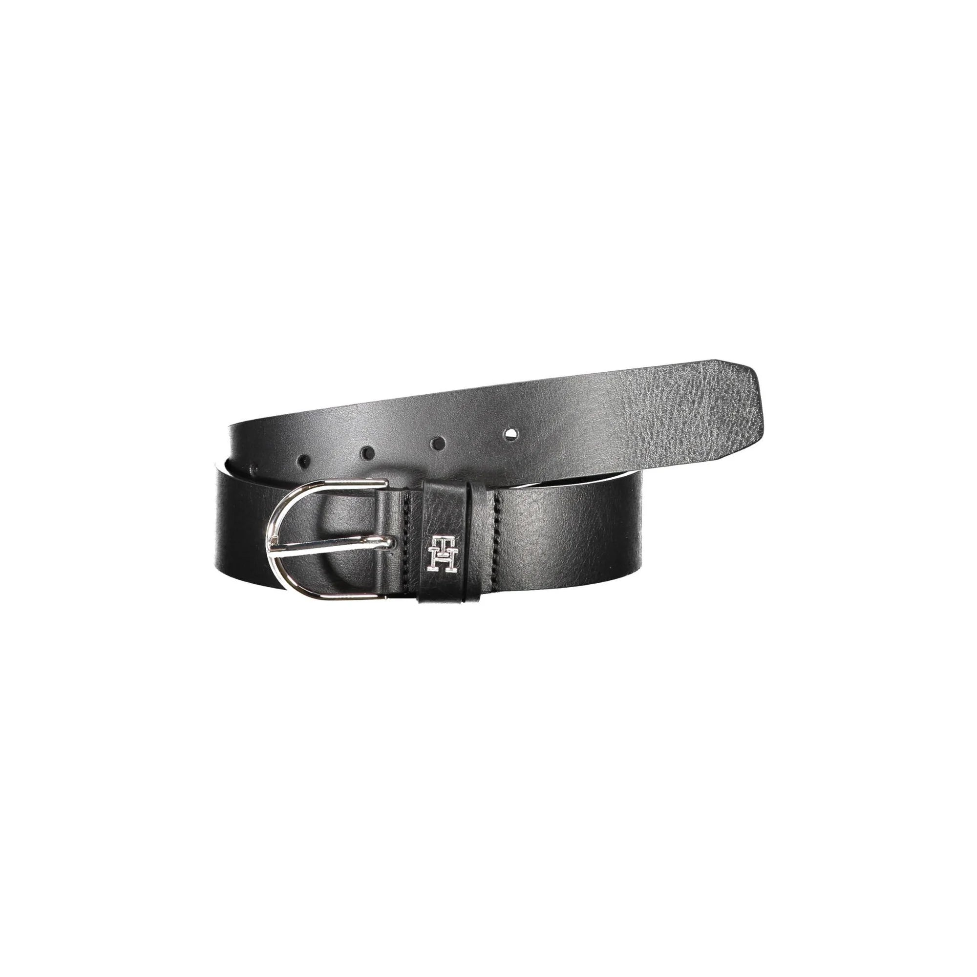 TOMMY HILFIGER CINTURA IN PELLE DONNA NERO