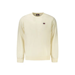 Norway 1963 Felpa Uomo Bianca Girocollo Felpata Applicazione