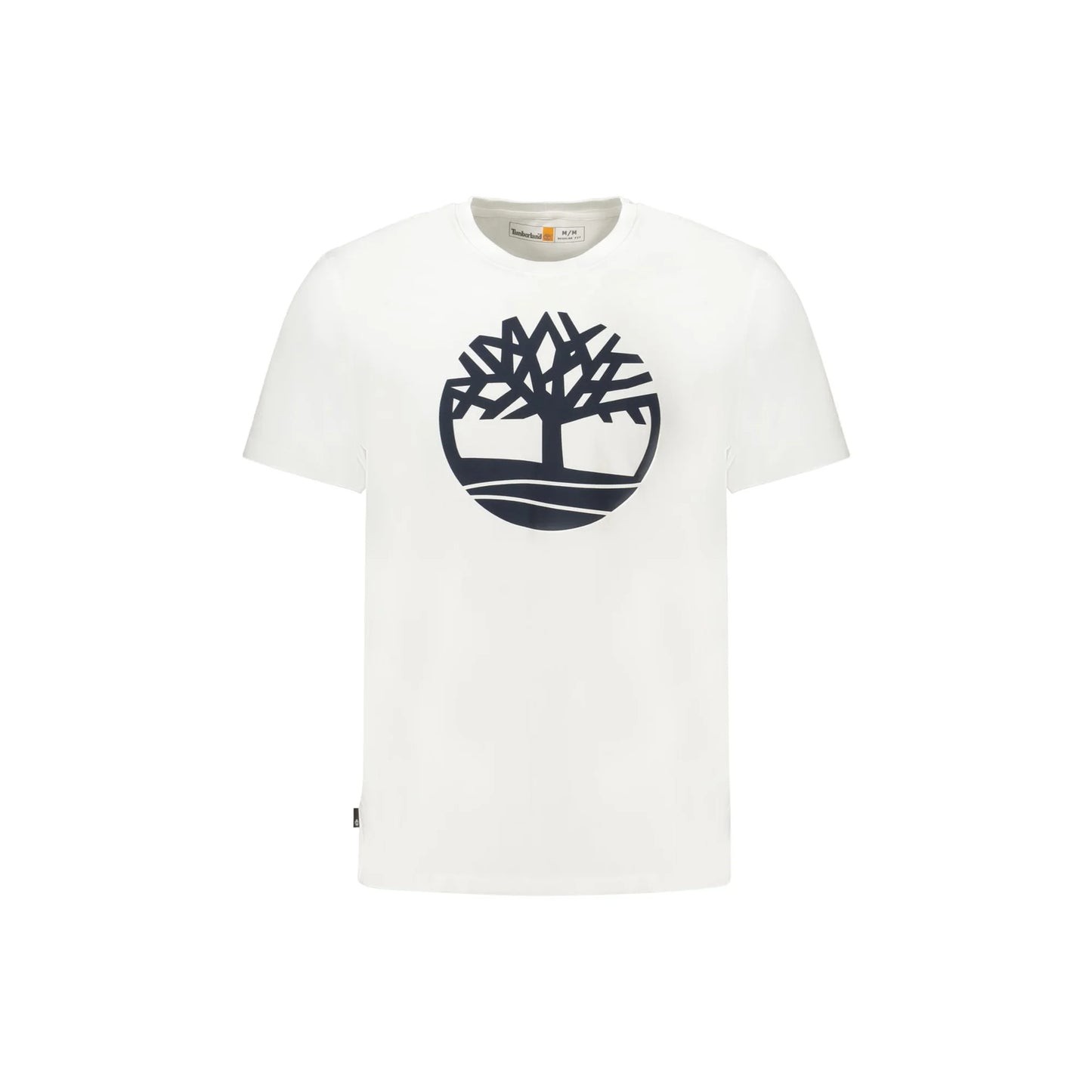 Timberland T-Shirt Maniche Corte Uomo Bianca Stampa Logo Bianco - foto prodotto