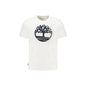 Timberland T-Shirt Maniche Corte Uomo Bianca Stampa Logo Bianco - foto prodotto