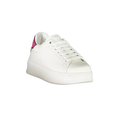 GAELLE PARIS Scarpe Sneakers Donna Rosa con Dettagli a Contrasto - vista 2