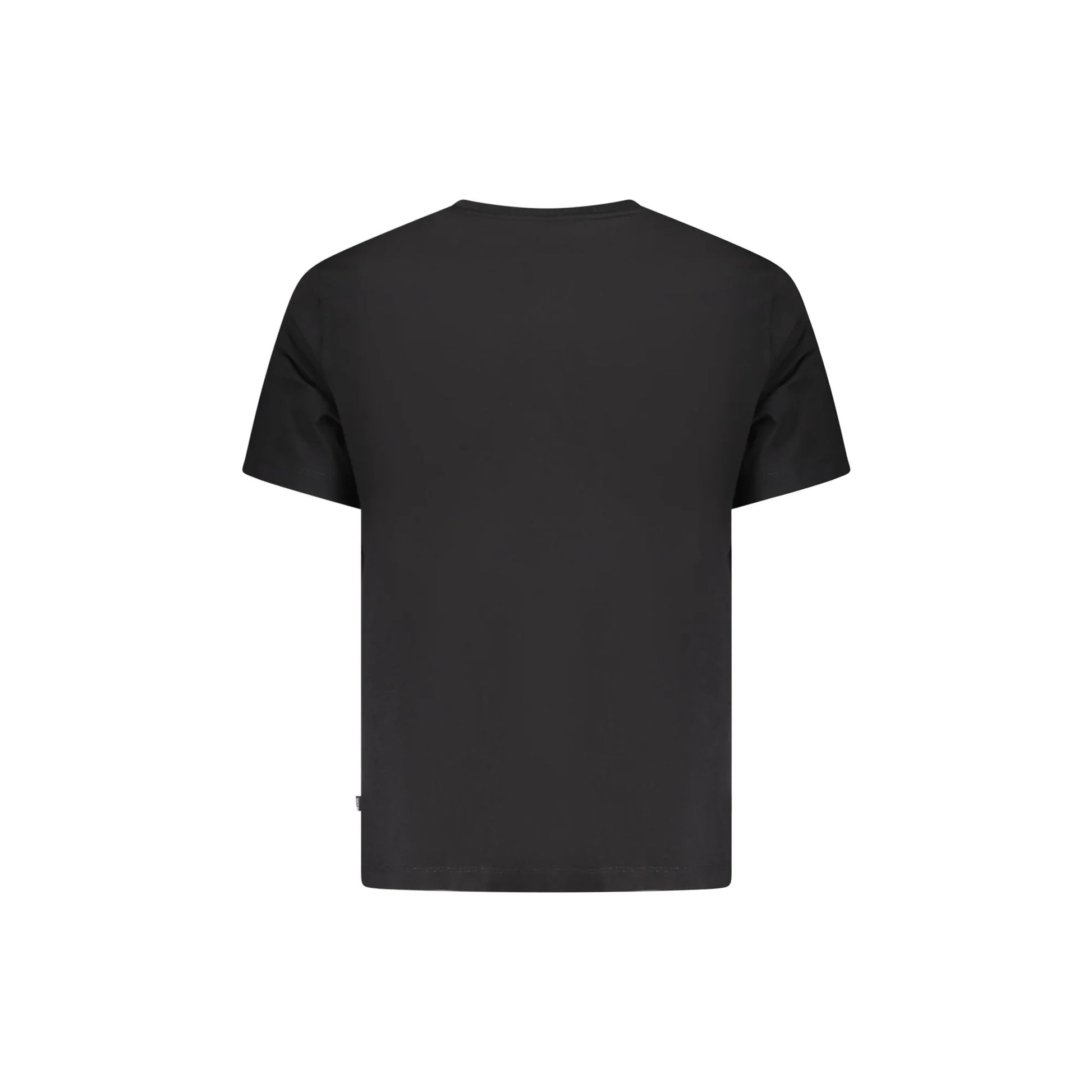 Guess Jeans T-Shirt Maniche Corte Uomo Nera Stampa Logo nero - vista 2
