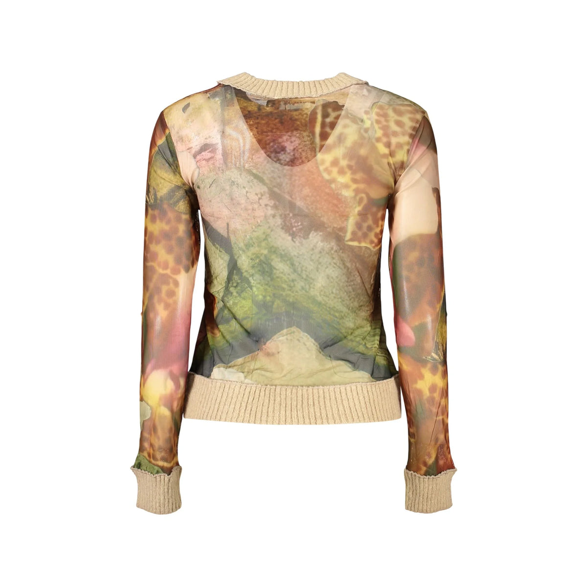 DESIGUAL MAGLIA DONNA BEIGE