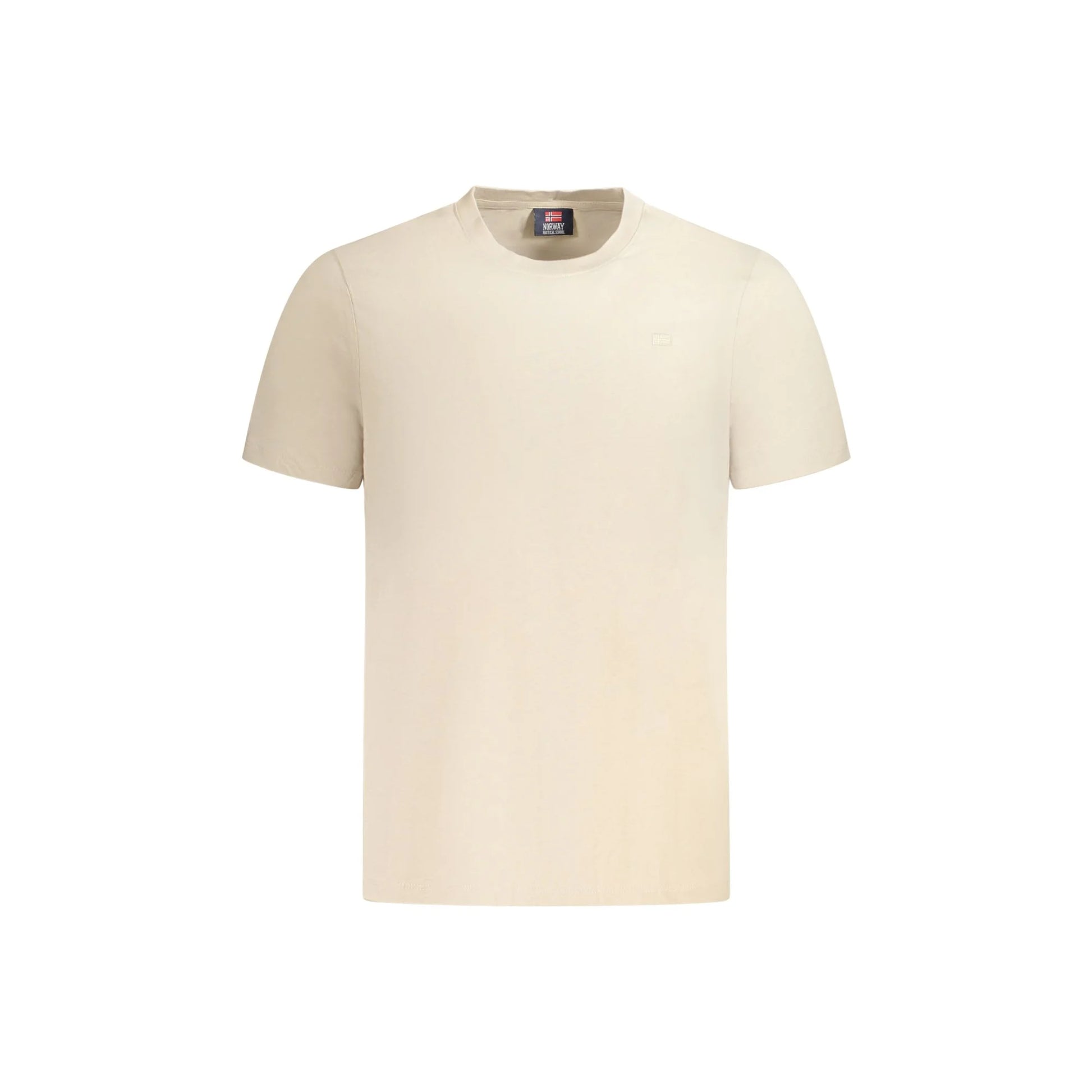 Norway 1963 T-Shirt Maniche Corte Uomo Beige Ricamo - foto prodotto