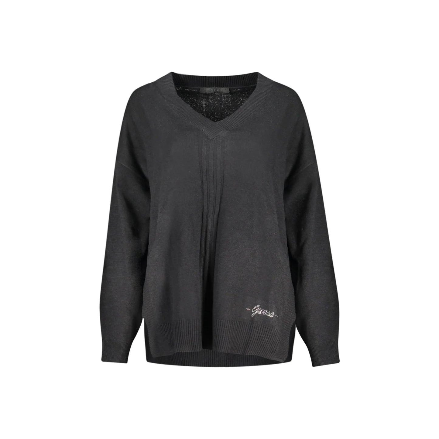 Guess Jeans Maglia Donna Nera Logo Maglie Nero - foto prodotto