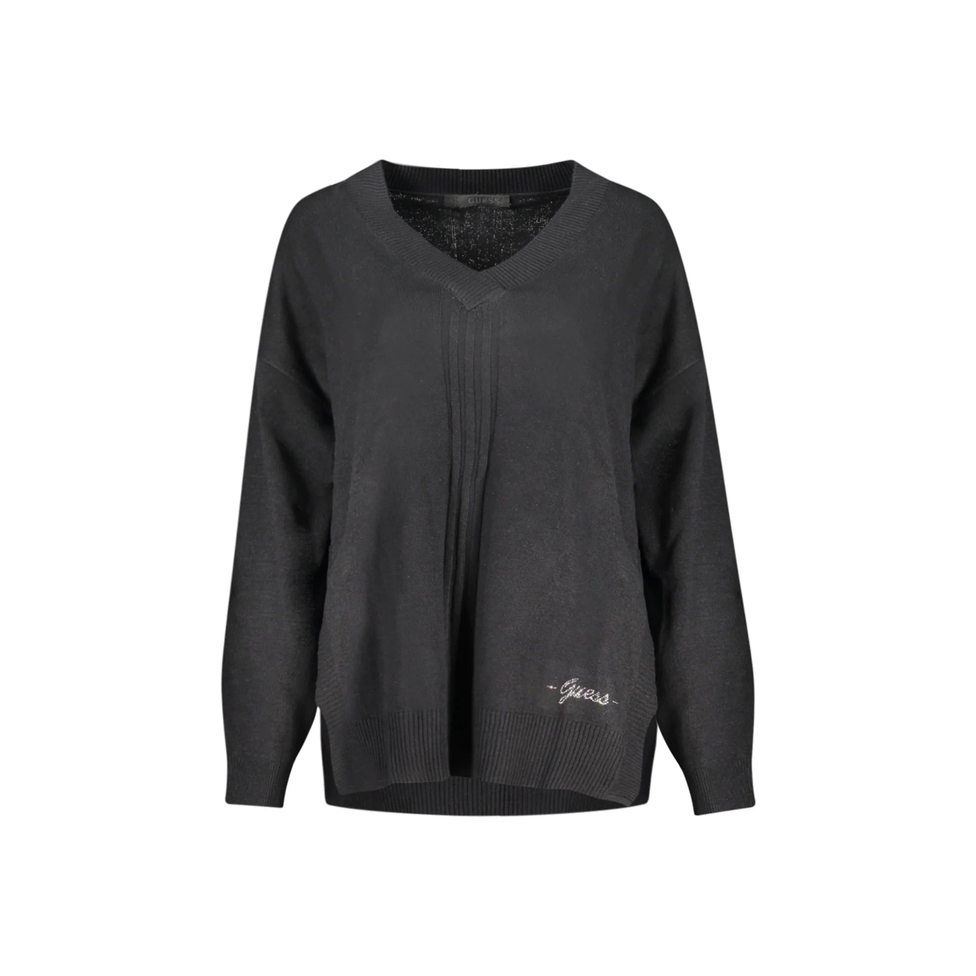 Guess Jeans Maglia Donna Nera Logo Maglie Nero - foto prodotto