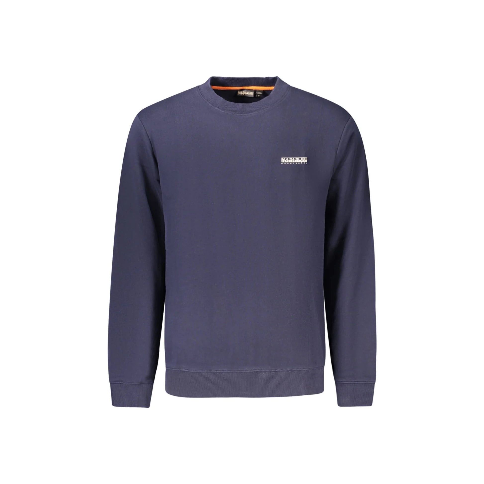 Napapijri Felpa Uomo Blu Girocollo Relaxed Fit Logo Felpe - foto prodotto