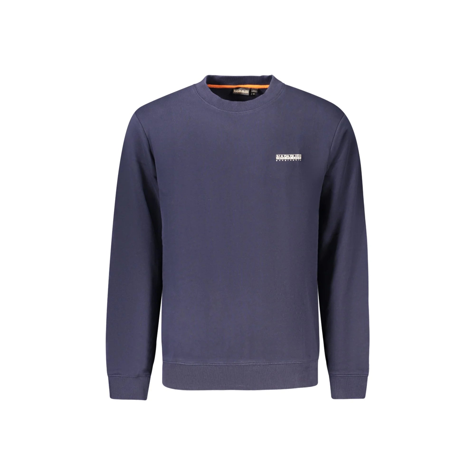 Napapijri Felpa Uomo Blu Girocollo Relaxed Fit Logo Felpe - foto prodotto