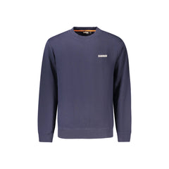 Napapijri Sweat Homme Bleu Col Rond Relaxed Fit Logo