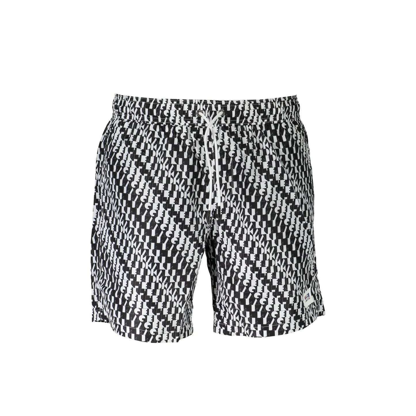 Karl Lagerfeld Beachwear Costume da Mare Uomo Bianco Logo - foto prodotto
