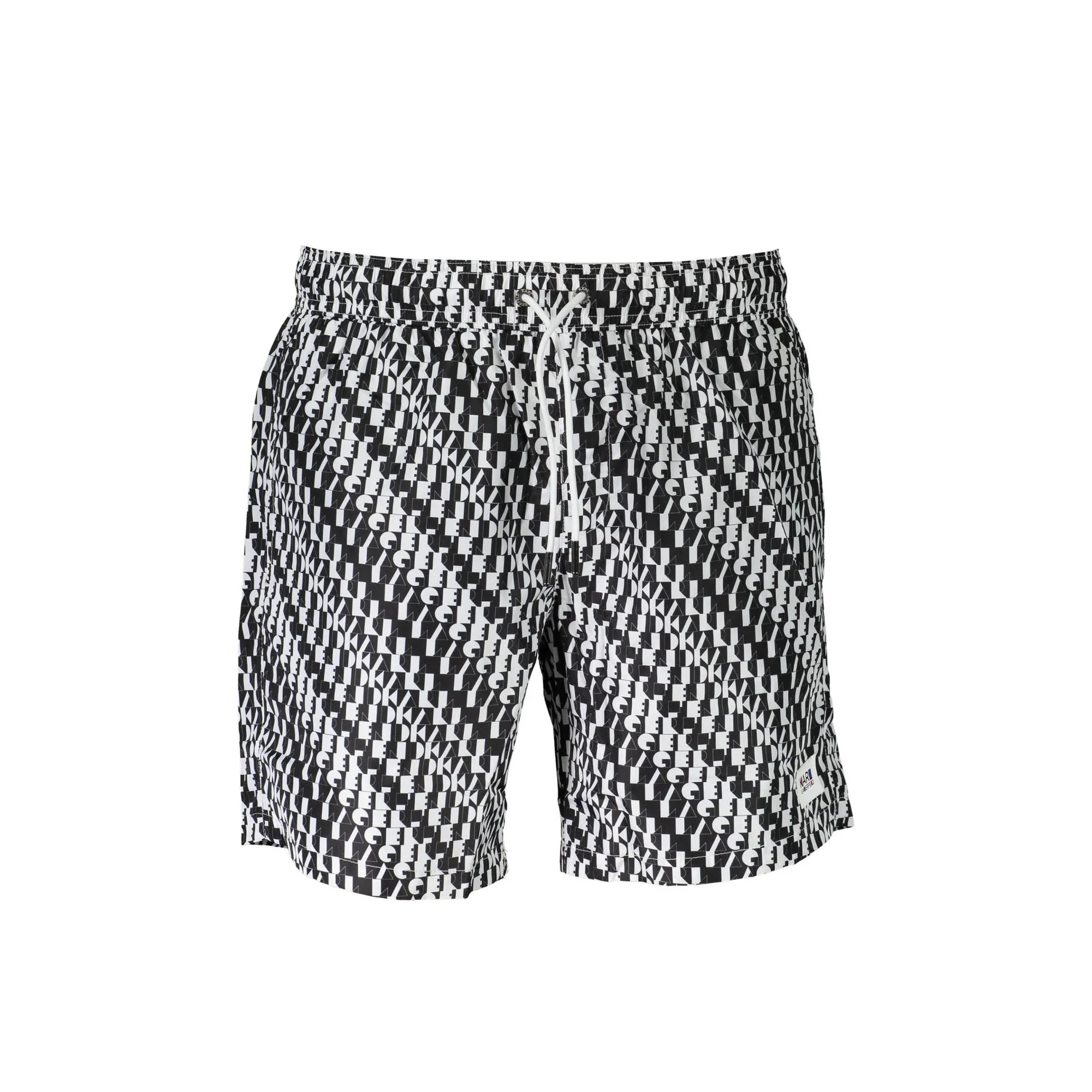 Karl Lagerfeld Beachwear Costume da Mare Uomo Bianco Logo - foto prodotto