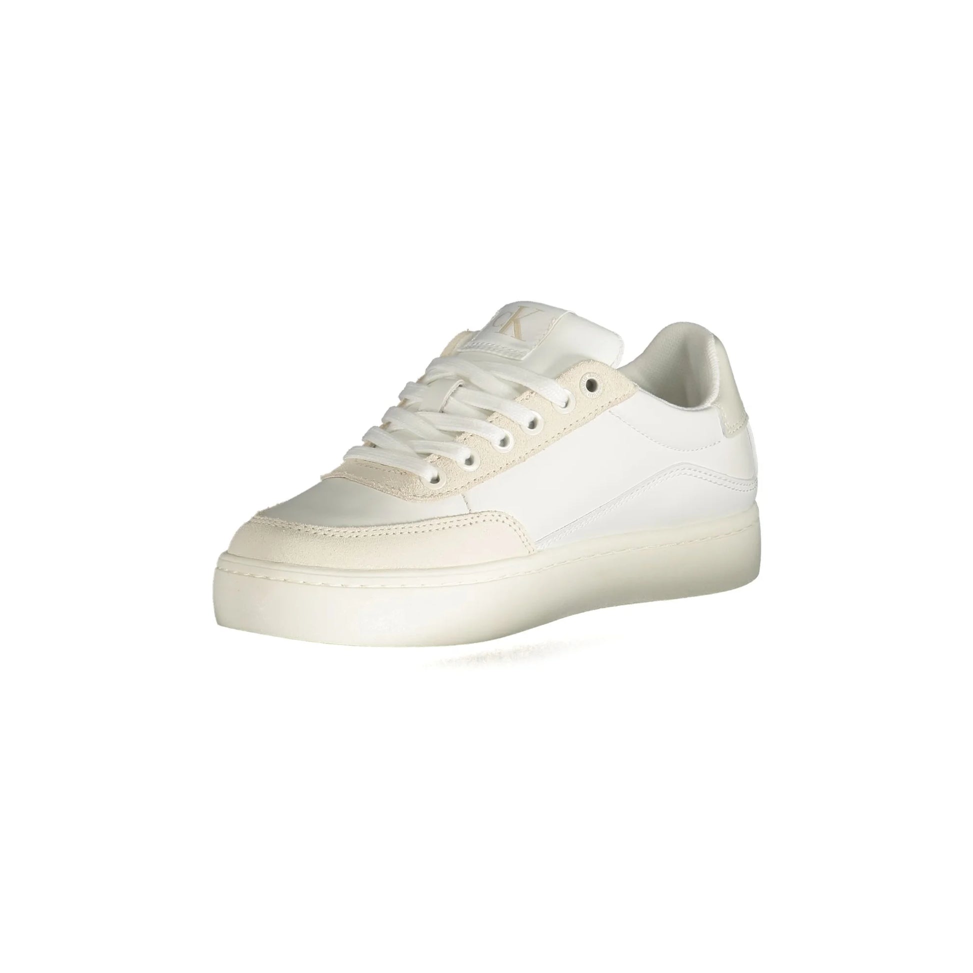 CALVIN KLEIN Scarpe Sportive Donna Bianche con Dettagli a Contrasto Sneakers bianco - vista 3