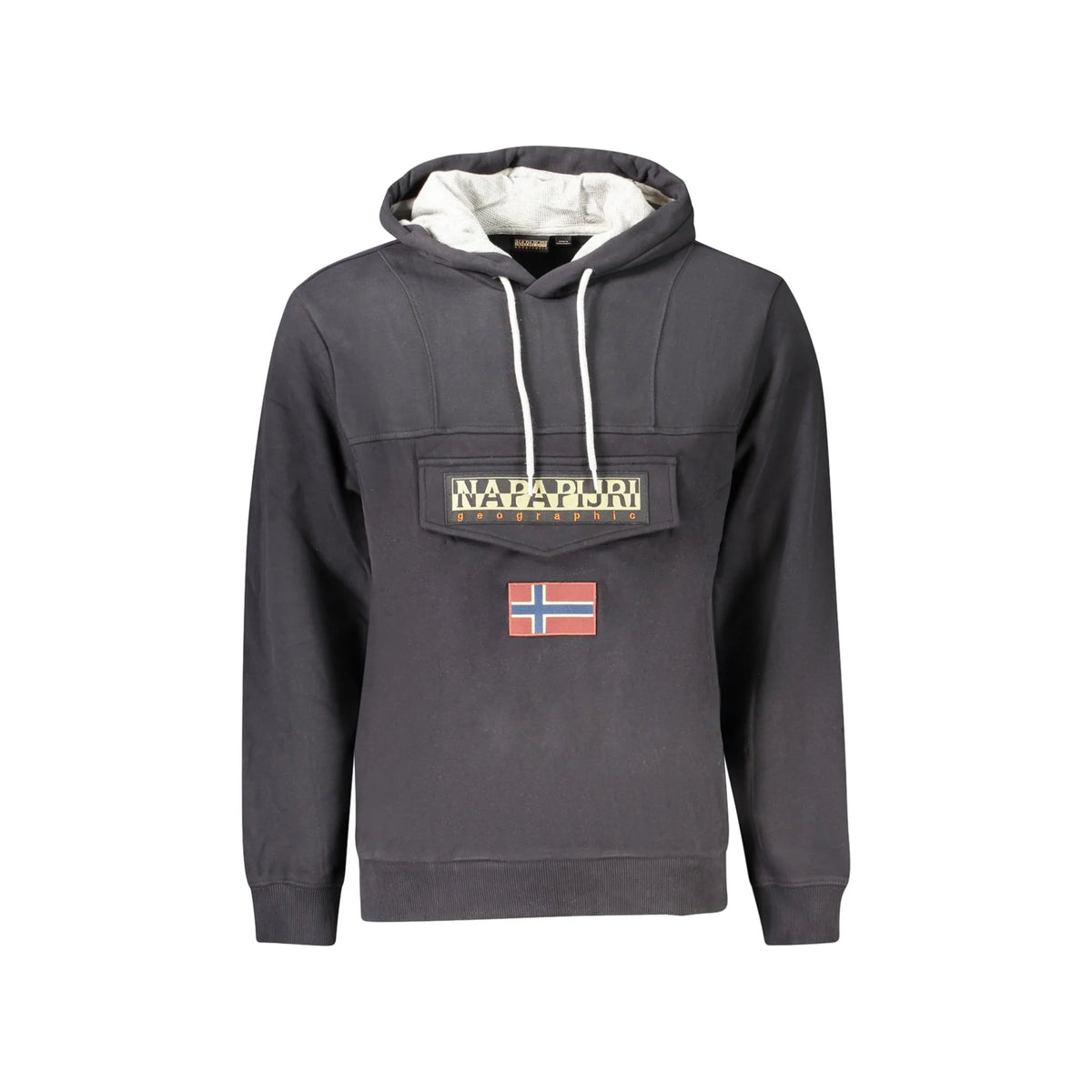 NAPAPIJRI FELPA SENZA ZIP UOMO NERO