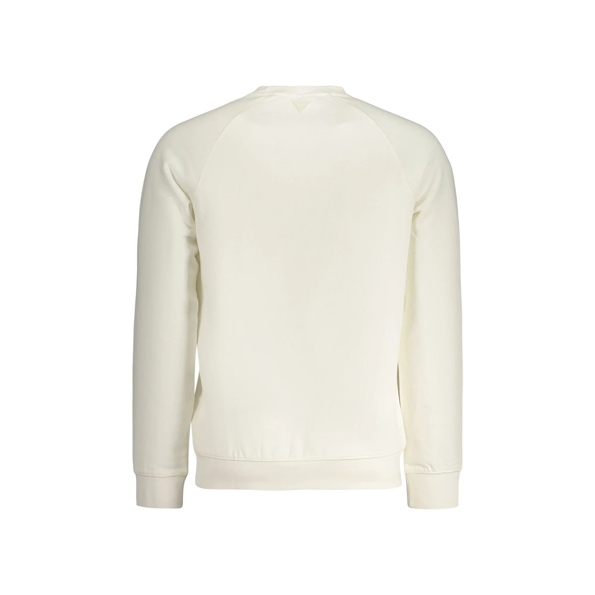 GUESS JEANS FELPA SENZA ZIP UOMO BIANCO