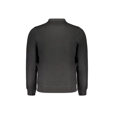 Gian Marco Venturi Felpa Maniche Lunghe Uomo Nera Zip Ricamo Felpe nero - vista 2