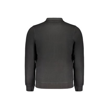 Gian Marco Venturi Felpa Maniche Lunghe Uomo Nera Zip Ricamo Felpe nero - vista 2