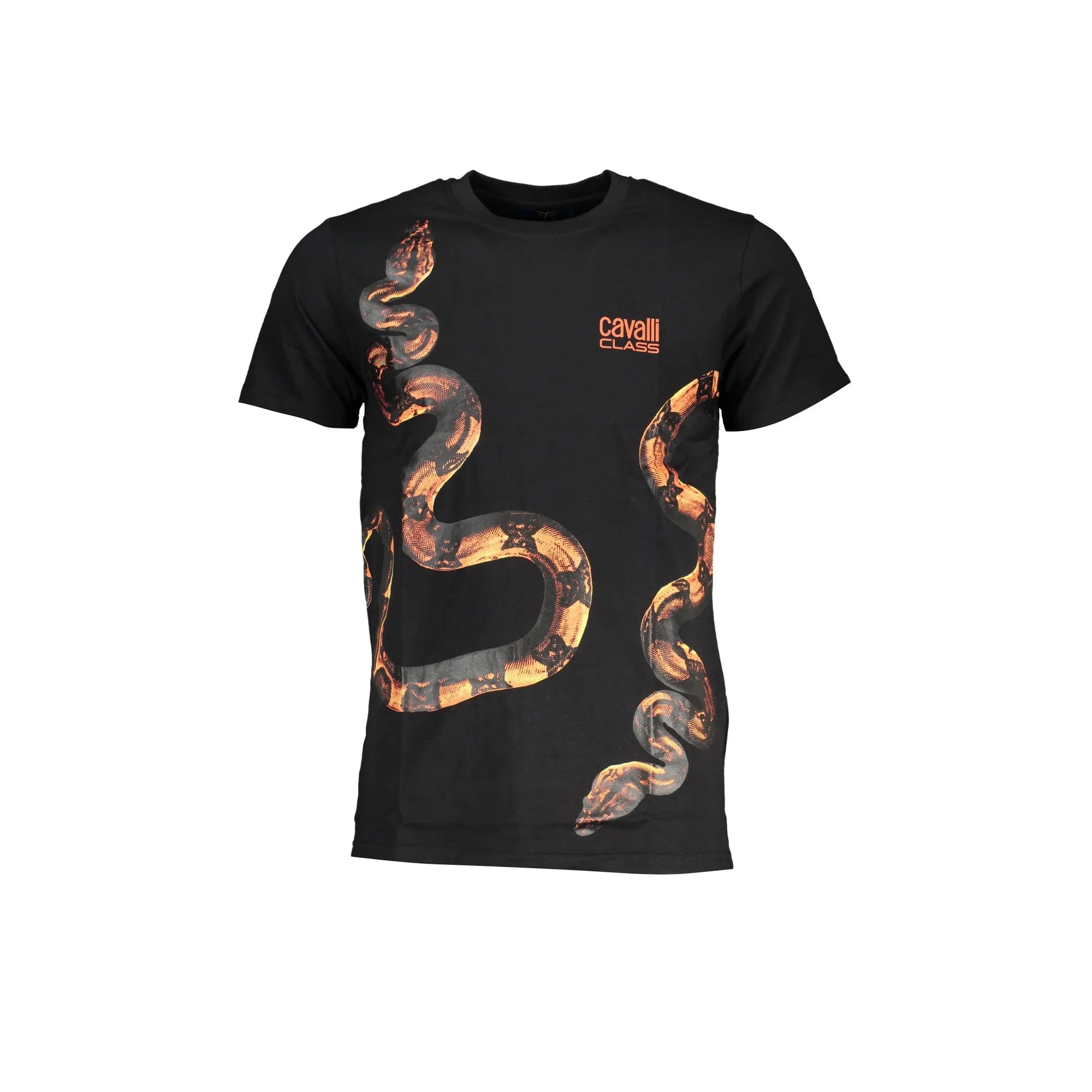 CAVALLI CLASS T-SHIRT MANICHE CORTE UOMO NERO
