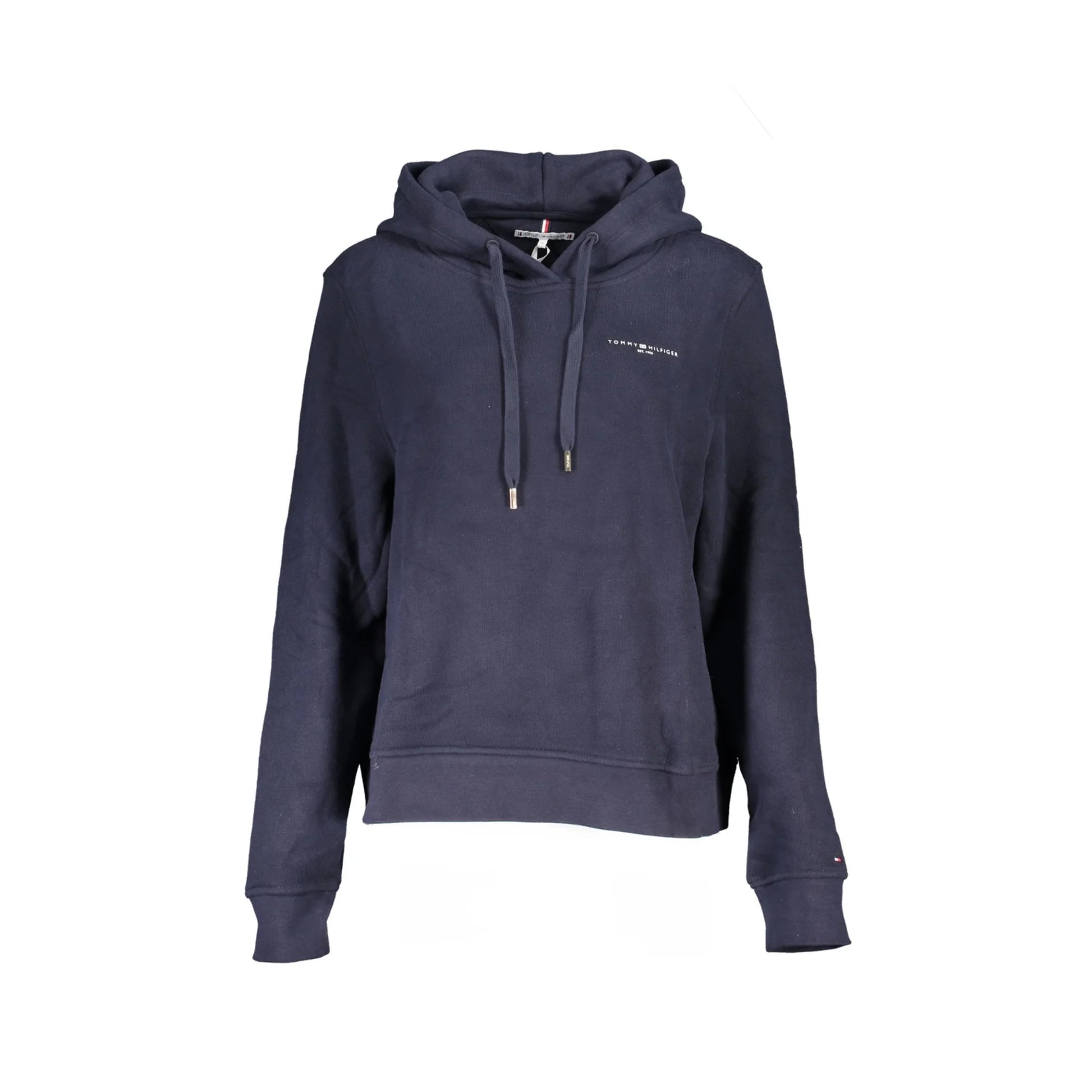Tommy Hilfiger Felpa Maniche Lunghe Donna Blu Stampa Logo Felpe - foto prodotto